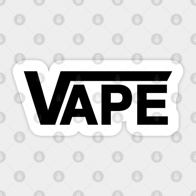 VAPE Logo T-Shirt Sticker by Rego's Graphic Design